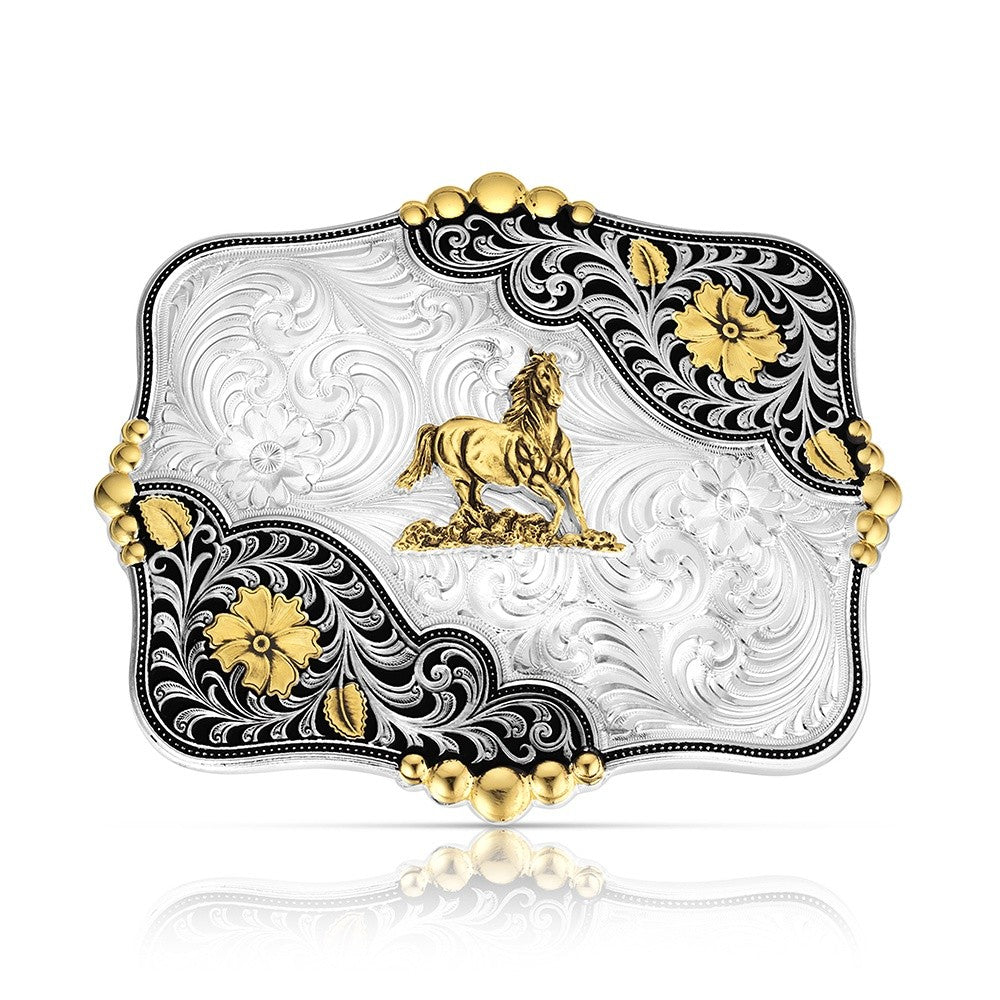 Montana Silversmith | Timberline Buckle with Galloping Horse