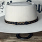 Hat Band | Horsehair 5 Strand w/ Knots Black/Sorrel