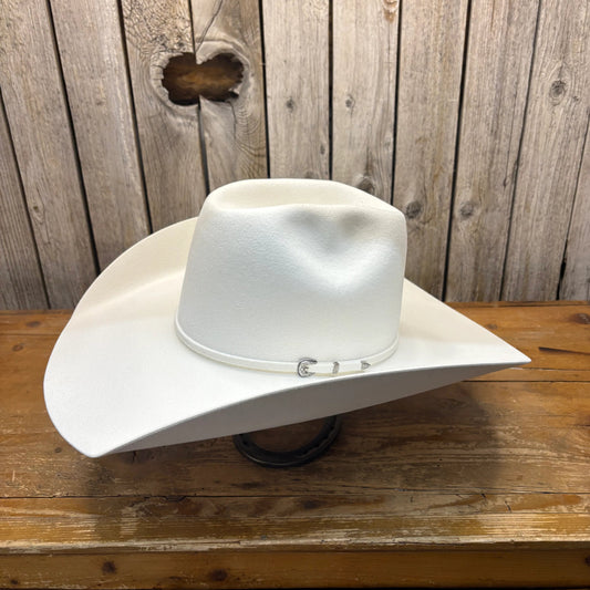 Rodeo King 7X 4 1/4" Brim | White