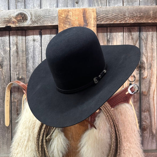 Rodeo King 100X / 100% Pure Beaver Ala de 4 1/2" | Negro