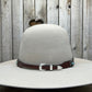 Hat Band | Brown Leather w/ Turquoise Conchos