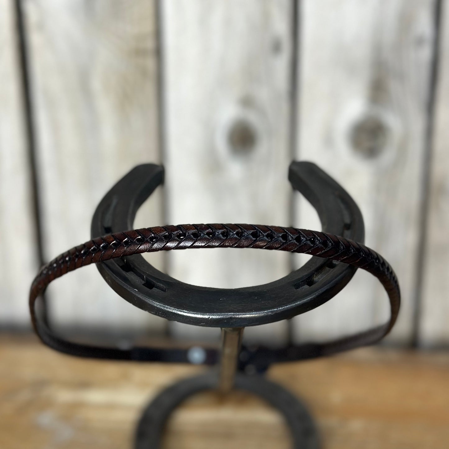 Hat Band |  3/8" Dark Brown Smooth Laced