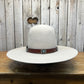 Hat Band | Brown Leather w/ Turquoise Conchos