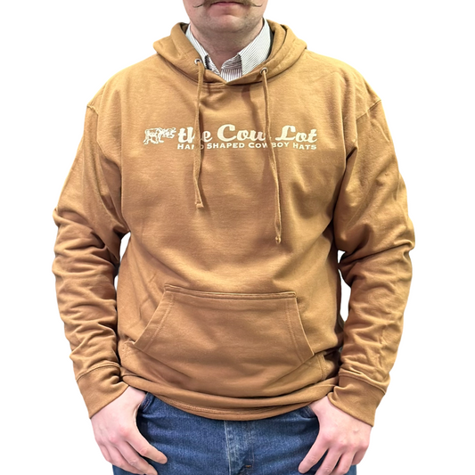 The Cow Lot Pullover Hoodie | Saddle