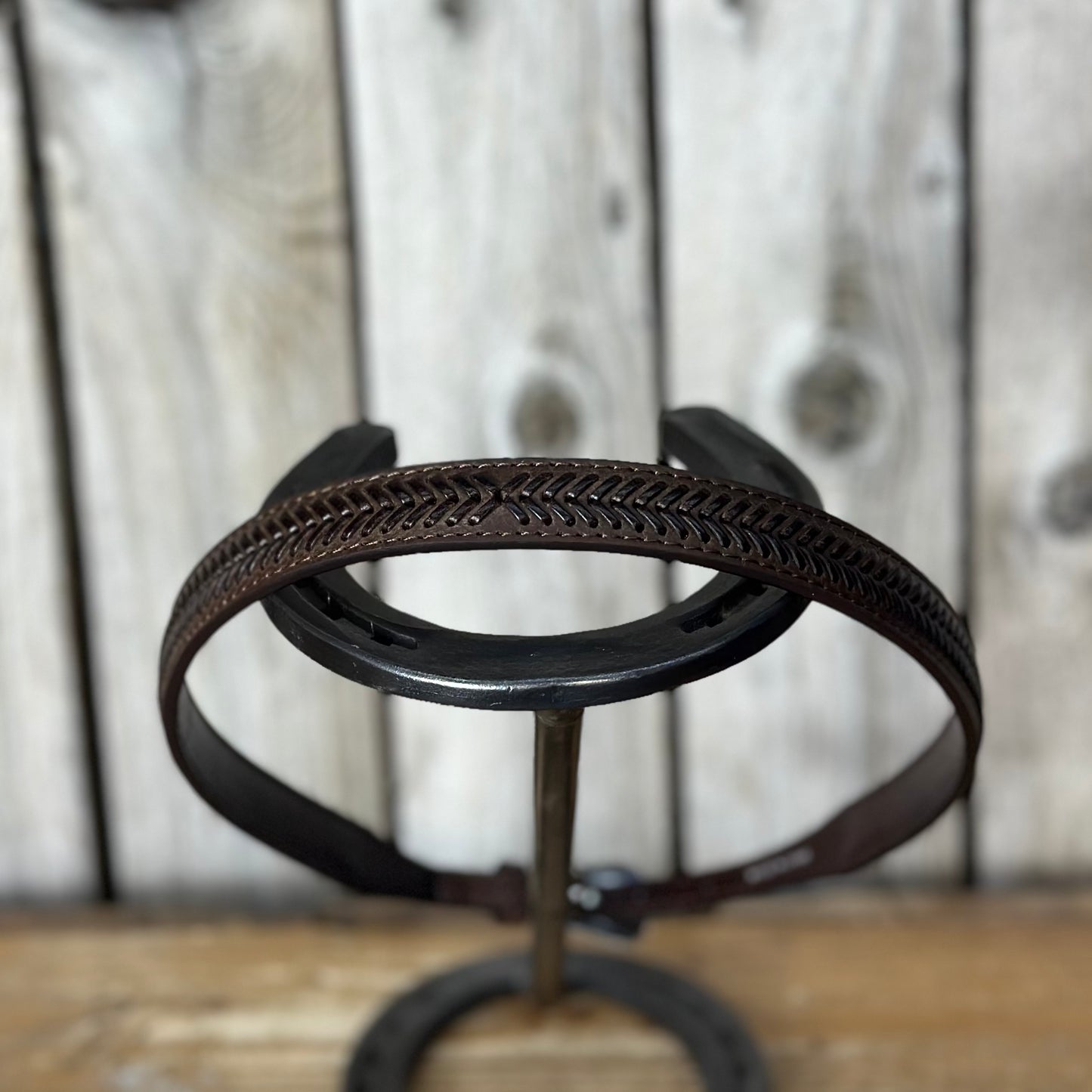 Hat Band | Brown Leather w/ Fancy Lacing