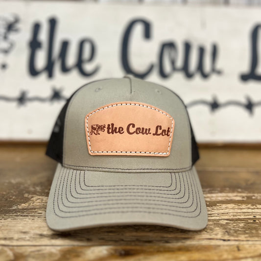 The Cow Lot Cap| Leather Logo/Tan/Chocolate