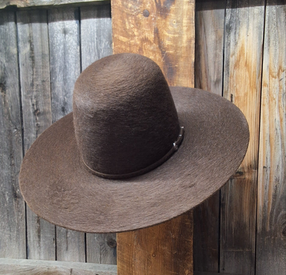 Rodeo King 10X Grizzly 4 1/2" Brim | Chocolate