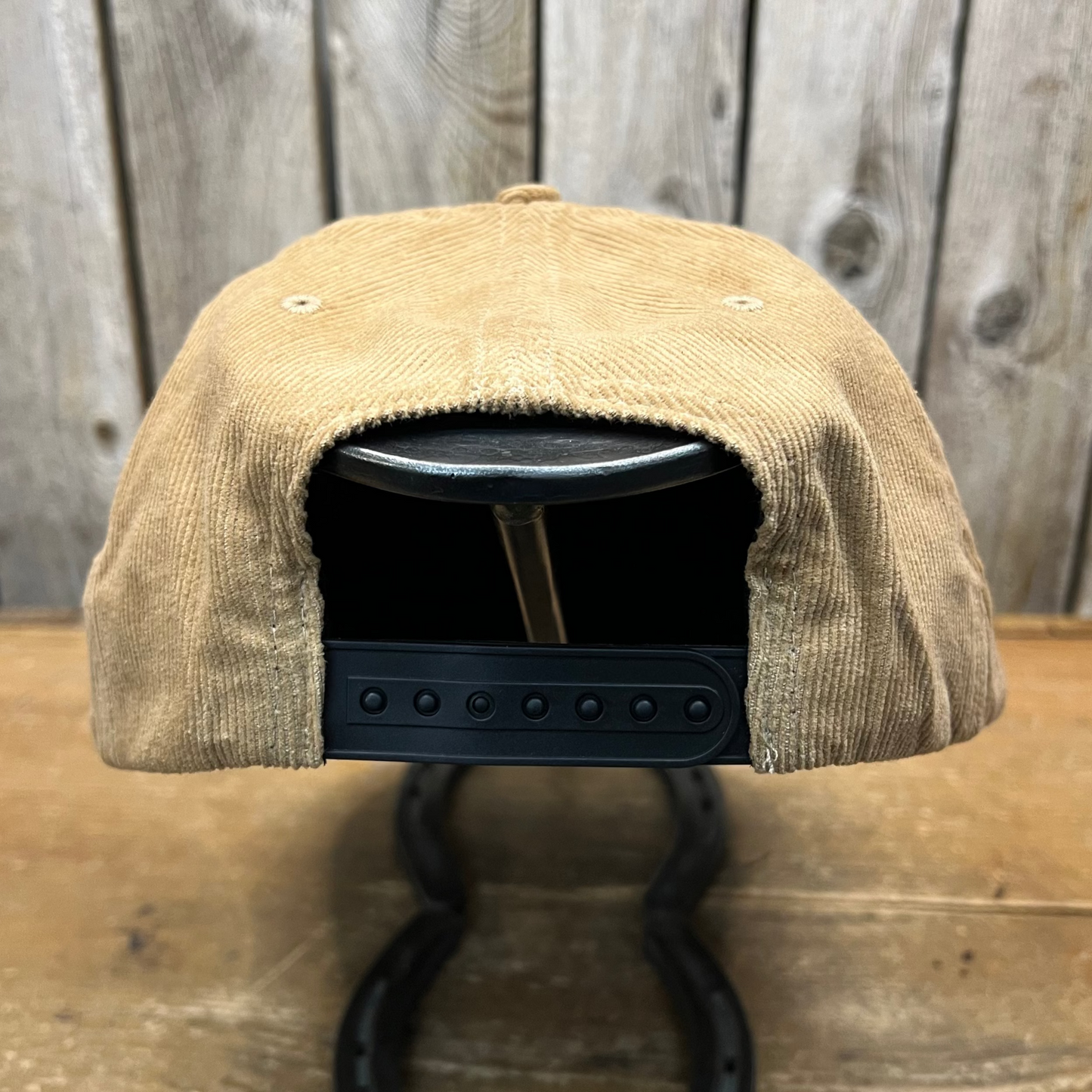 Corduroy Ball Cap | Camel and Black Rope | Fits Up to 7 7/8