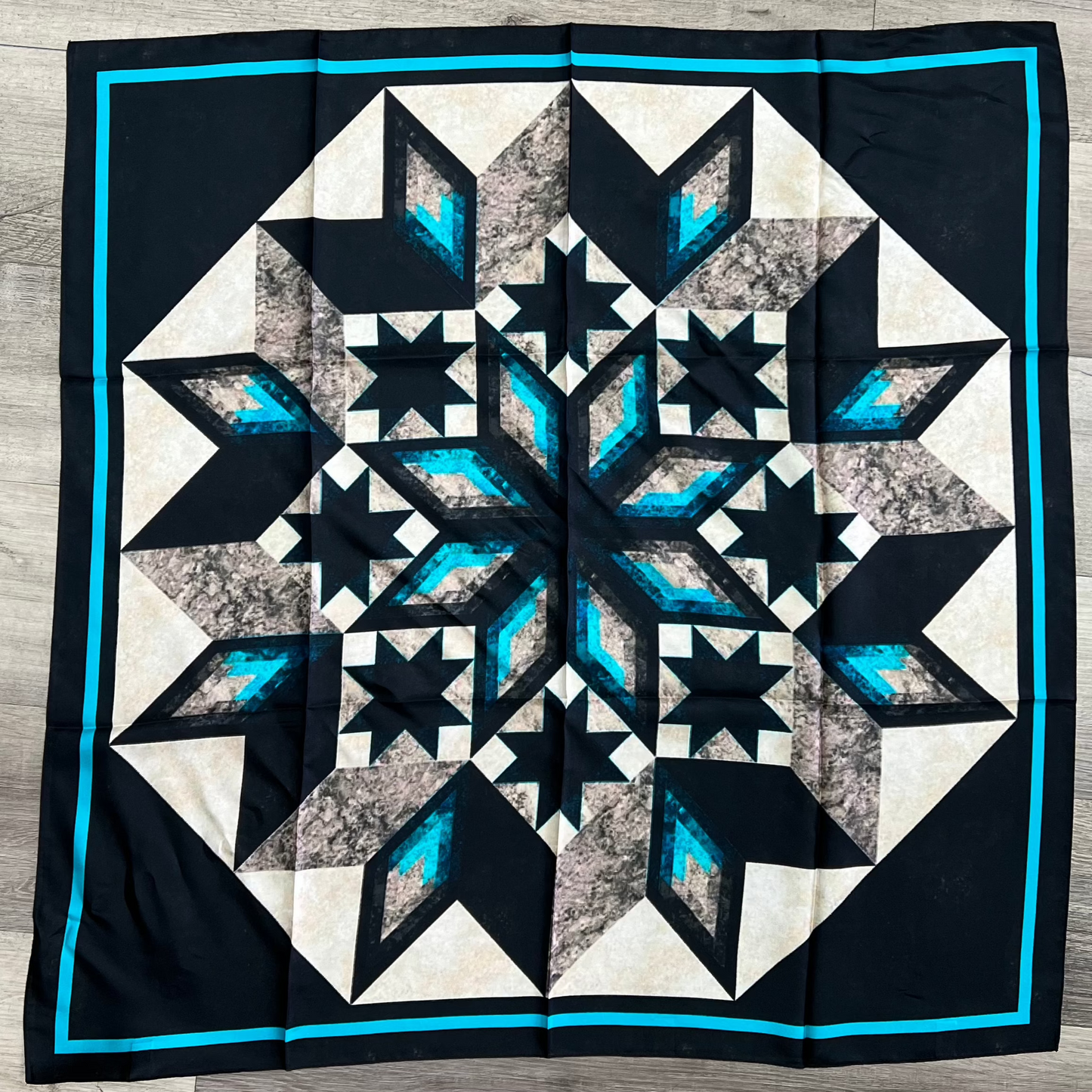 Wild Rag Southwest Turquoise/Black/Gray