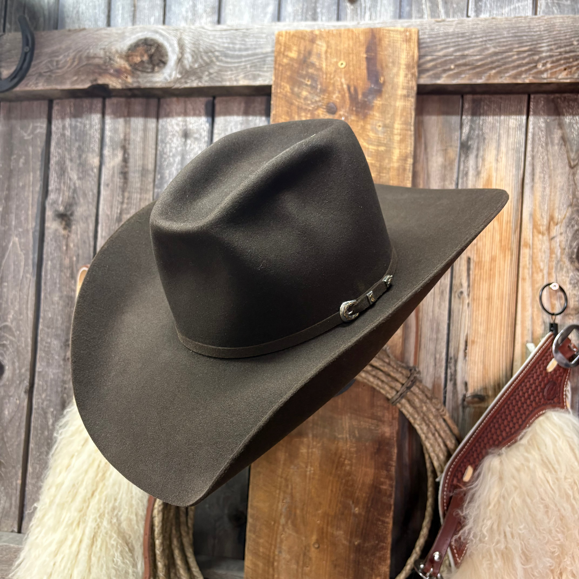 JW Brooks Beaver 50 5" Brim | Chocolate