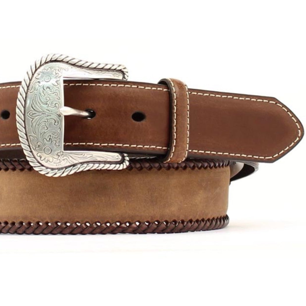 Nocona Belt | Distressed Leather w/ Conchos and Lacing