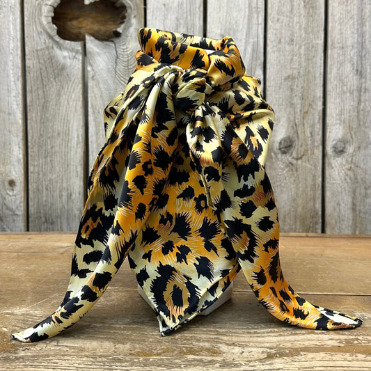 Wild Rag Charmeuse Cheetah