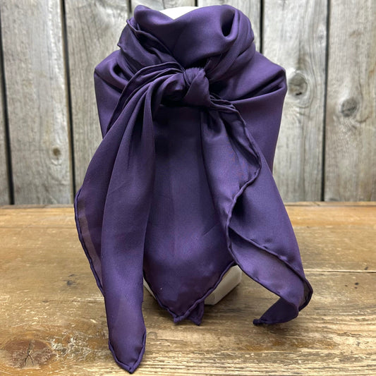Wild Rag Solid Silk| Plum