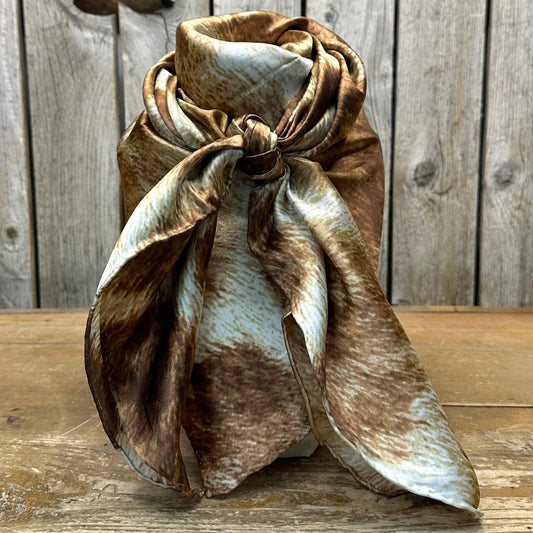 Wild Rag Charmeuse Giraffe