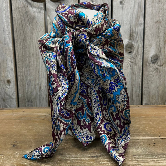 Wild Rag Paisley Red Gold