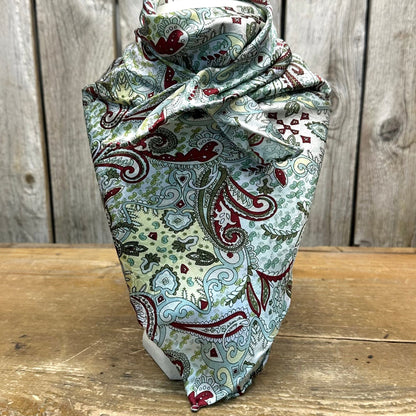 Wild Rag Paisley Mint Madness 20"