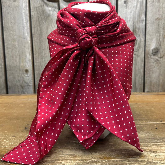 Wild Rag Cowboy Polka Dot Red