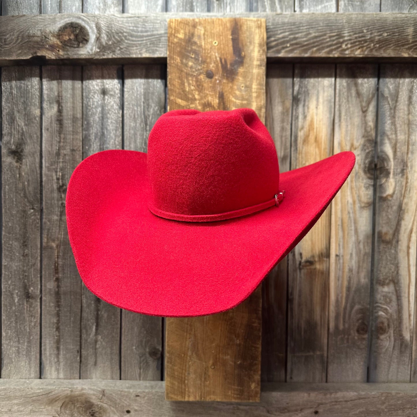 Rodeo King 3X Wool 4 1/2" Brim | Red