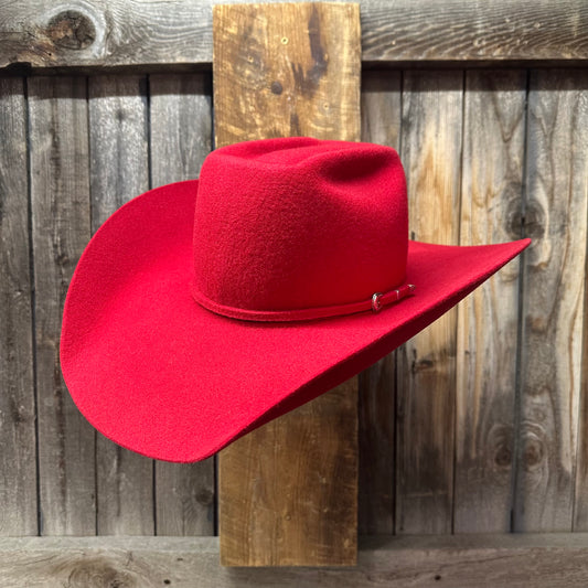 Rodeo King 3X Wool 4 1/2" Brim | Red
