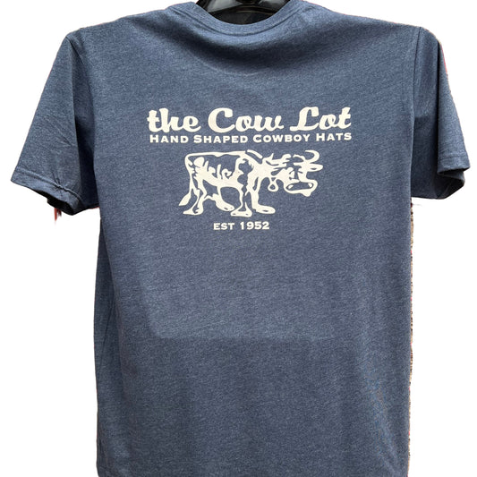 The Cow Lot Tee Shirt | Navy
