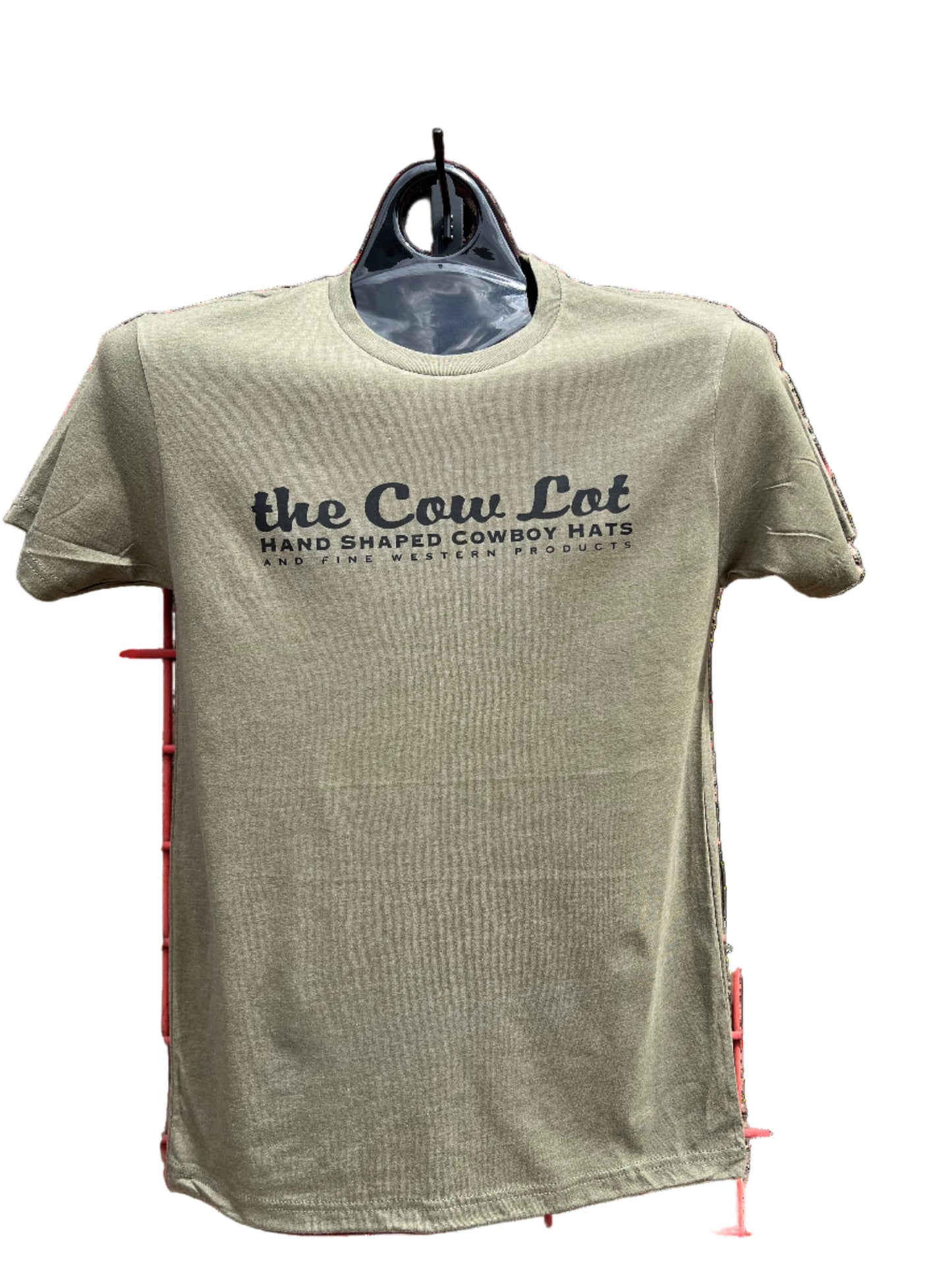 The Cow Lot Tee Shirt | Military Green Triblend