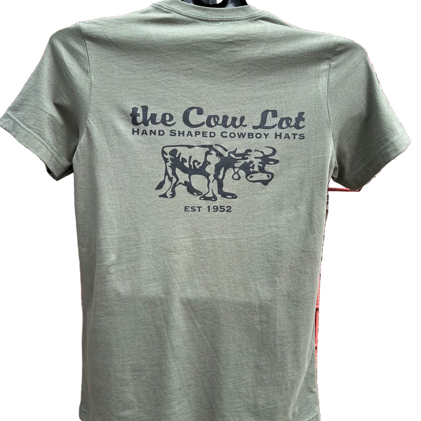 The Cow Lot Tee Shirt | Military Green