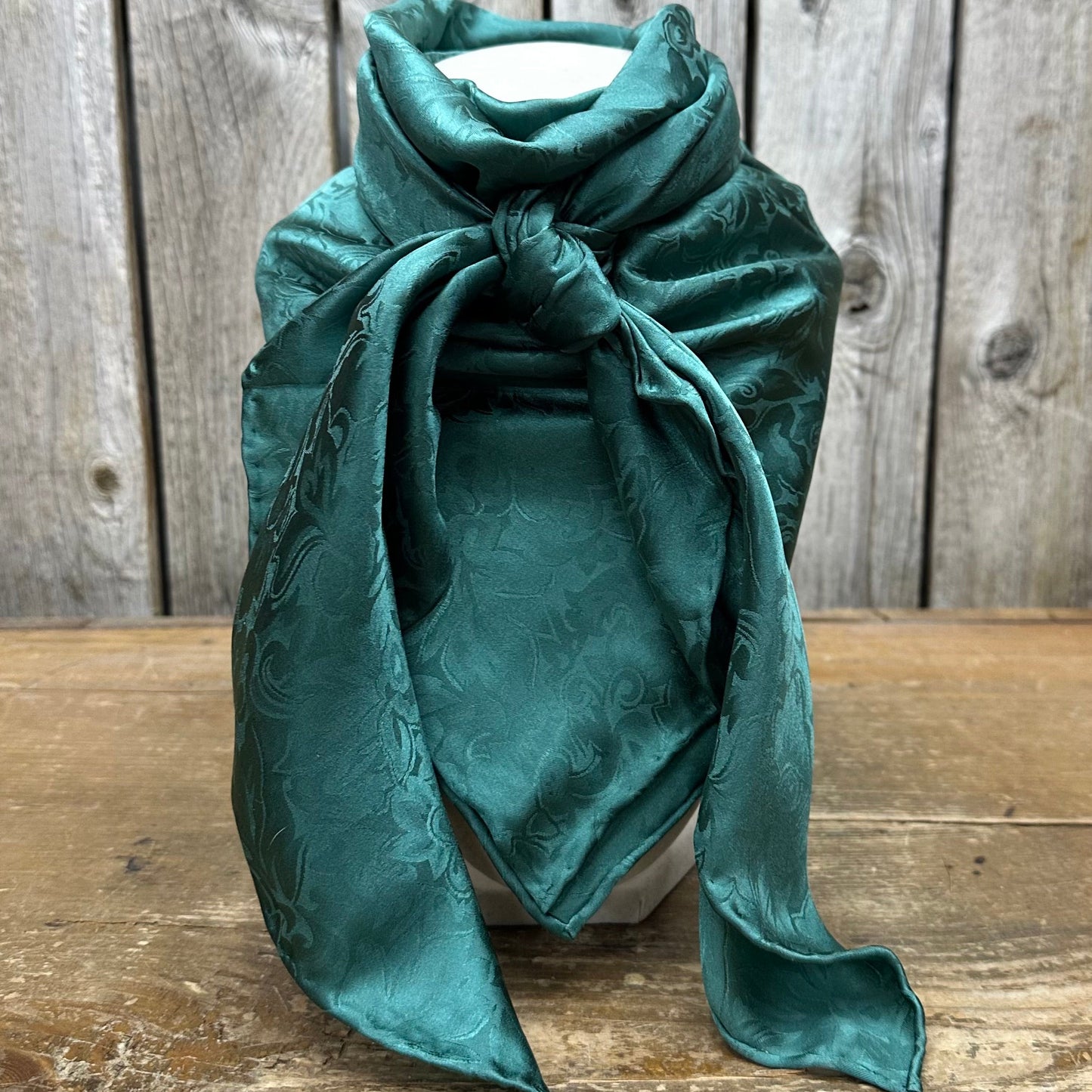 Wild Rag Jacquard verde azulado #47