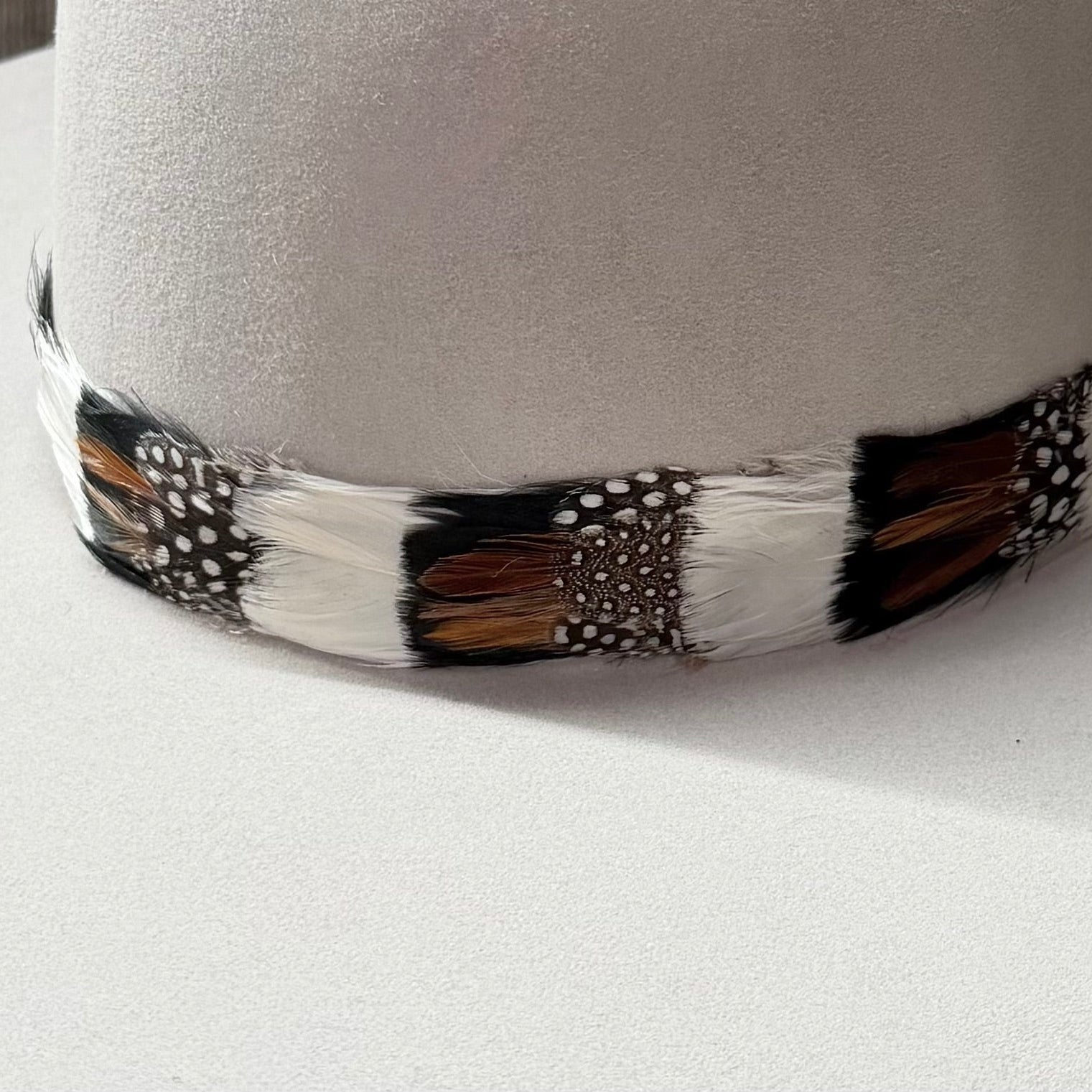 Cinta para el sombrero FHB-01| Corbata Recta Pluma