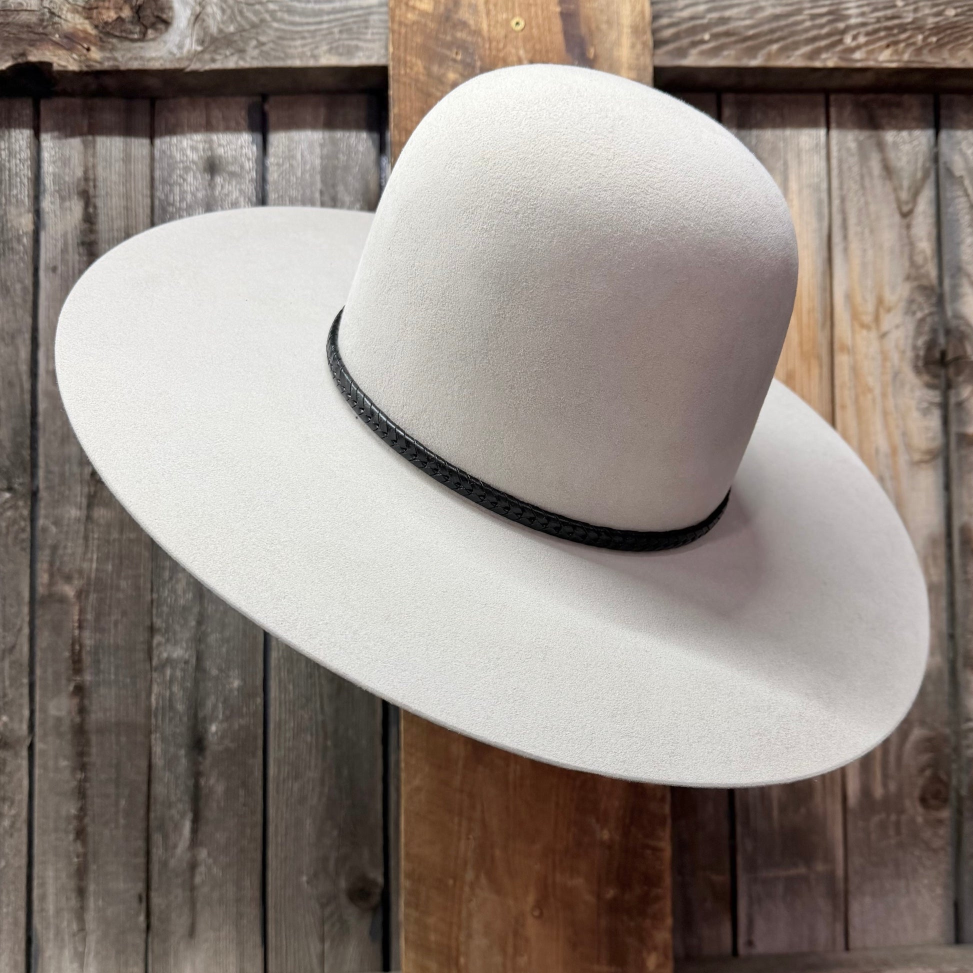 Hat Band | 3/8" Black Smooth Laced