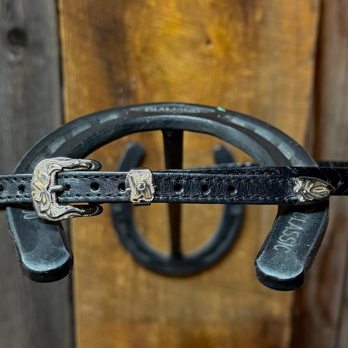 Hat Band | 3/8" Black Smooth Laced