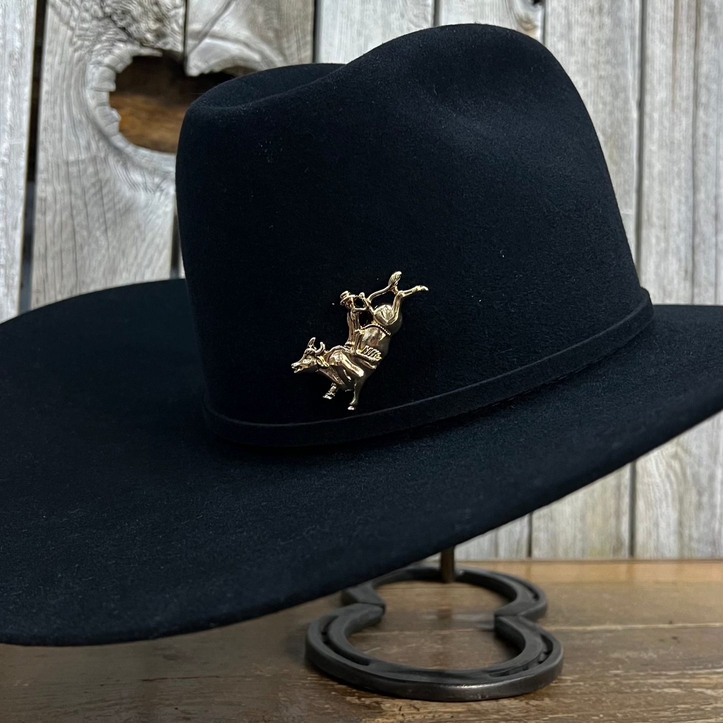 Hat Pin | Bull Rider Gold