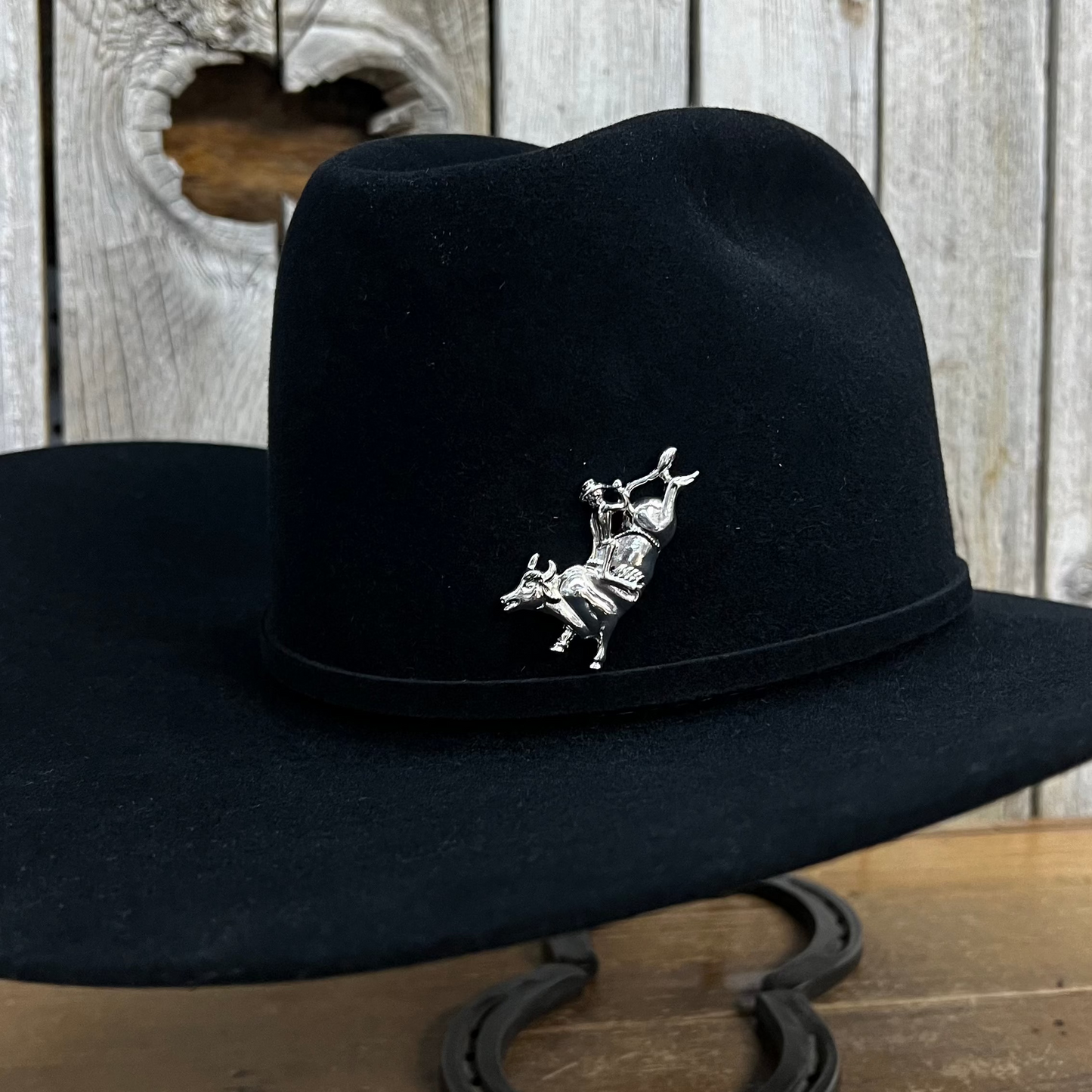 Hat Pin | Bull Rider Silver