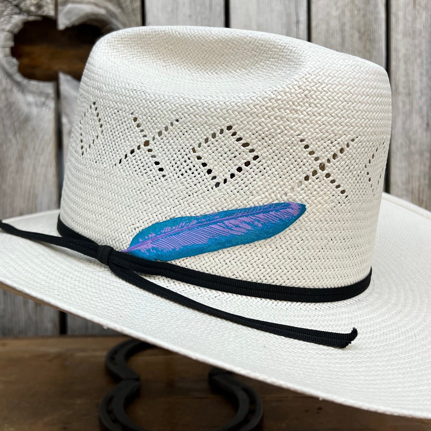 Hat Patches | Turquoise Feather