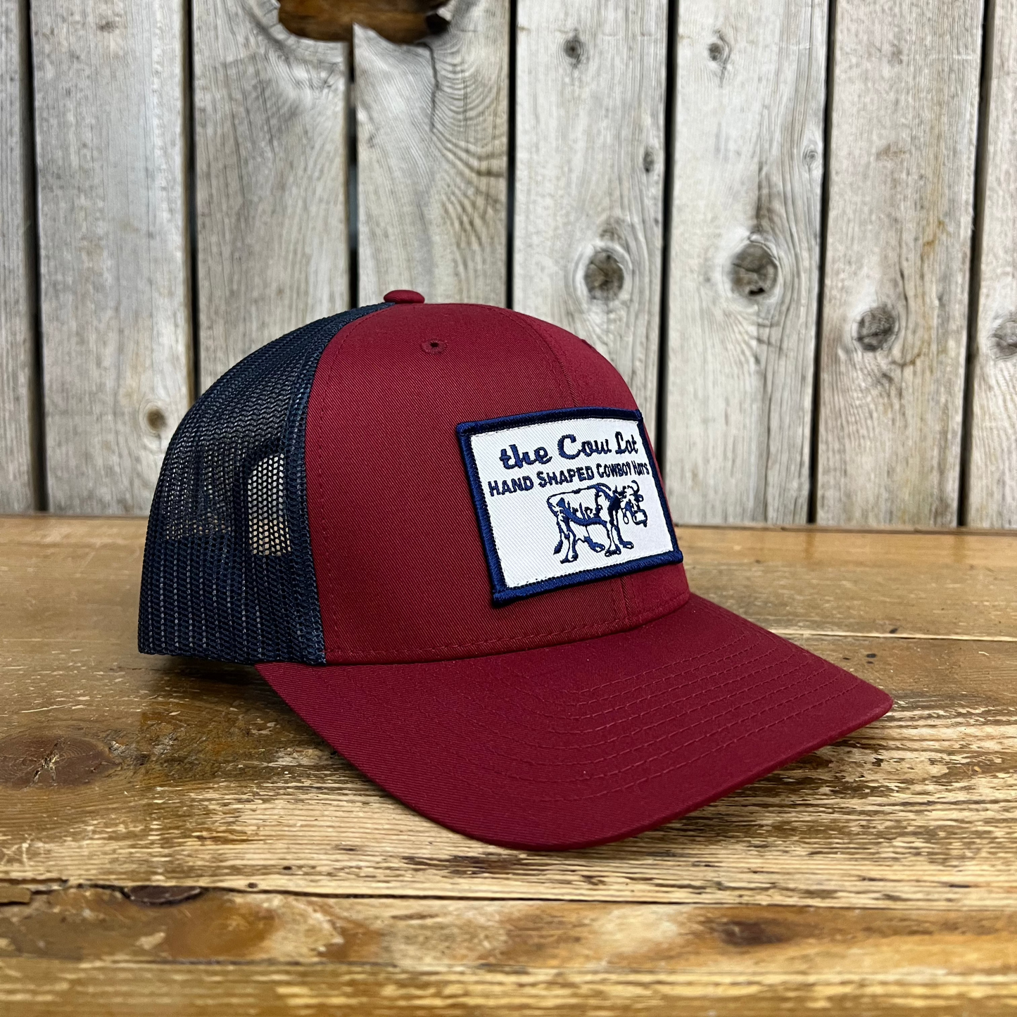 The Cow Lot Cap | Burgundy/ Navy