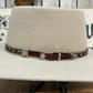 Hat Band | Horsehair 5 Strand with Buckle & Concho HH05-C3