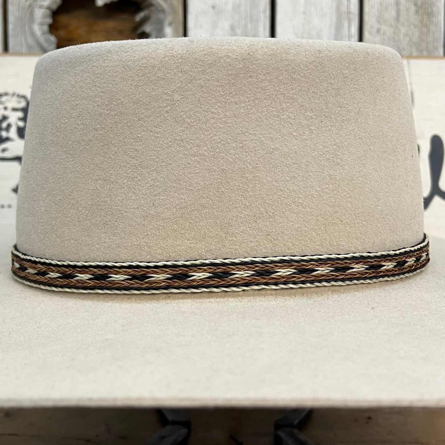 Hat Band | Horsehair 5 Strand with Buckle & Concho HH05-C3