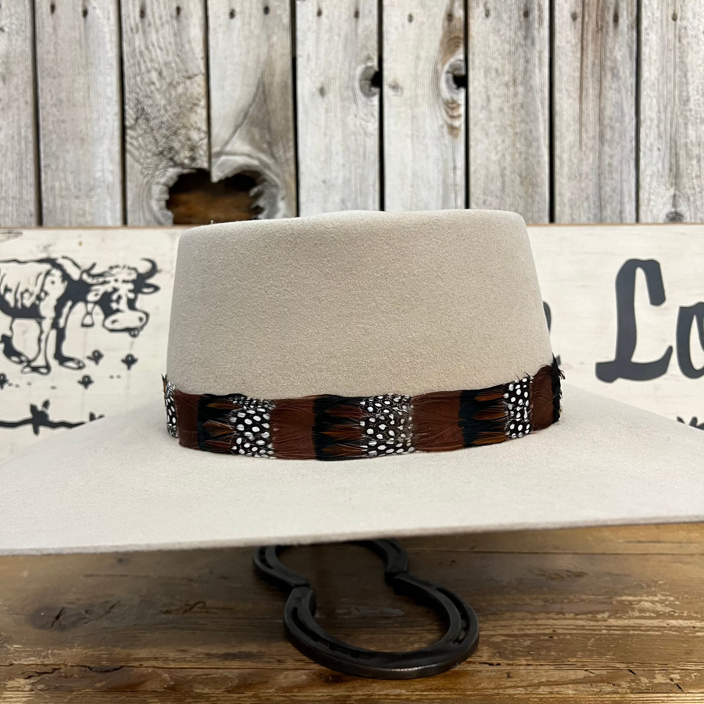 Hatband FHB-01-B| Feather Straight Tie