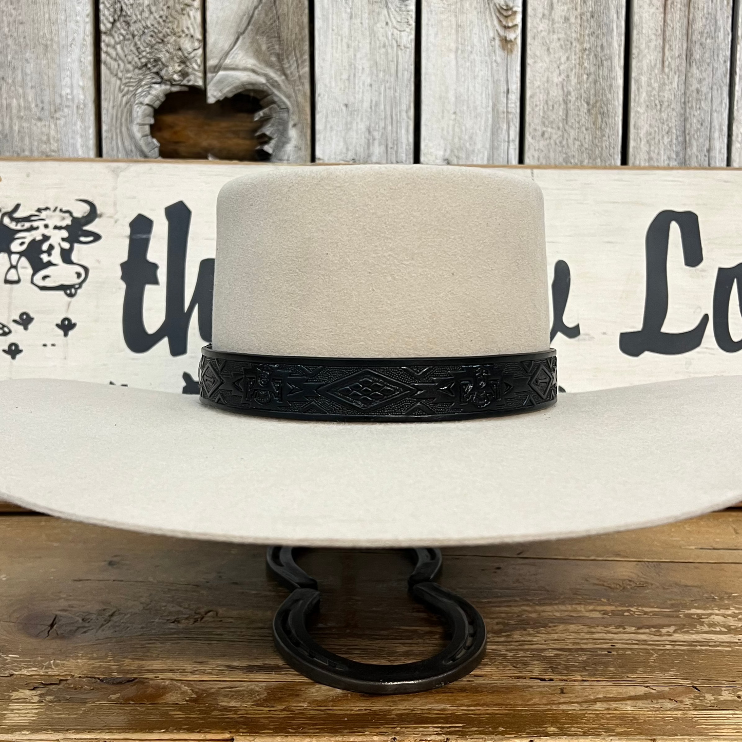 Hatband LC-68 | Leather Thunderbird SW Black