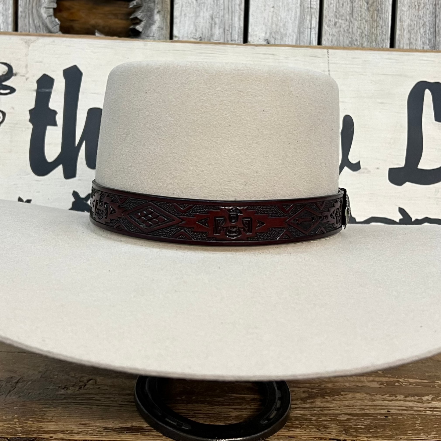 Hatband LC-68 | Leather Thunderbird SW Dark Brown