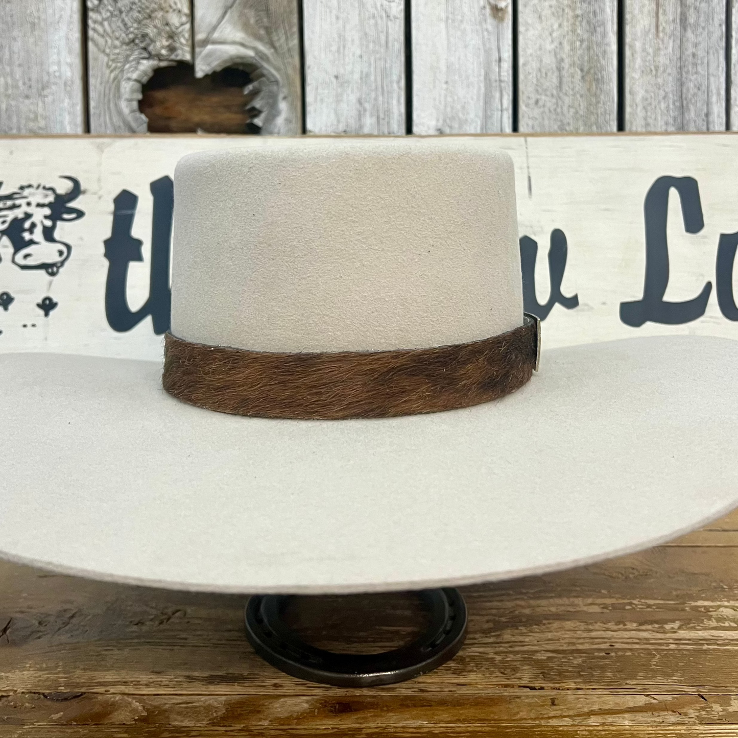 Hat Band | Cow Hide 1" LB-CO Light Brown