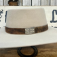 Hat Band | Cow Hide 1" LB-CO Light Brown