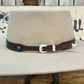 Hatband LC-69TBRN | Brown Color Leather w/Turquoise Accents