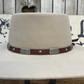 Hat Band | Dark Brown Leather w/ Rectangle T-Bird Concho