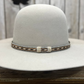 Hat Band | Horsehair 5 Strand w/ Knots Sorrel/Dark Brown/White