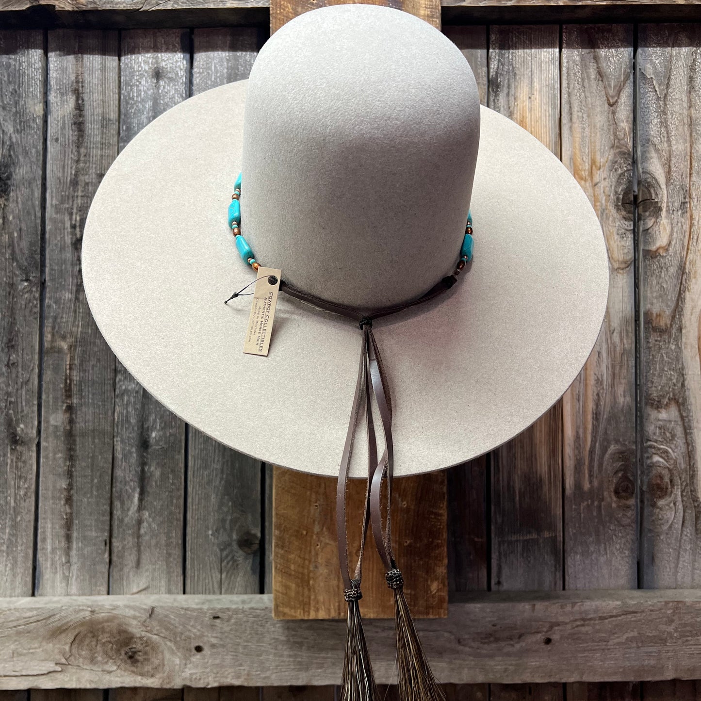 Hat Band |  Ginger Turquoise Howlite