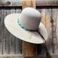 Hat Band |  Ginger Turquoise Howlite