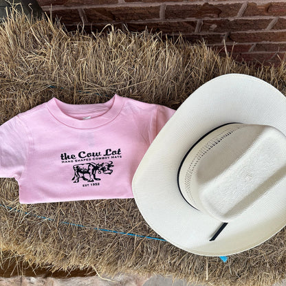 The Cow Lot Tee Shirt | Youth Pink