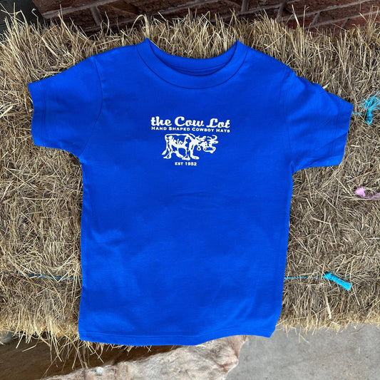 The Cow Lot Tee Shirt | Youth Royal