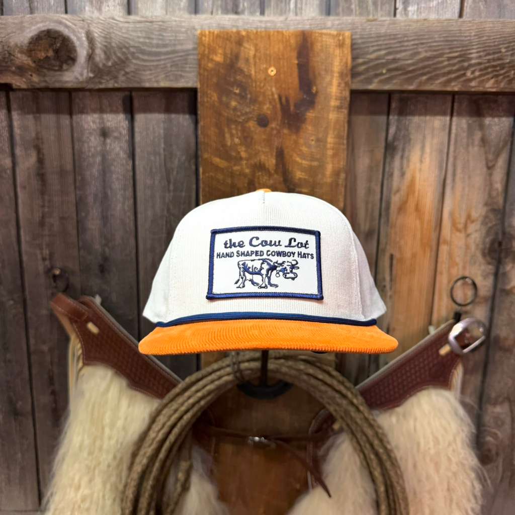 Corduroy Ball Cap | Black and Black Rope | Fits Up to 7 7/8