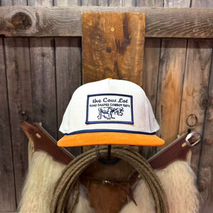 Corduroy Ball Cap | Black and Black Rope | Fits Up to 7 7/8